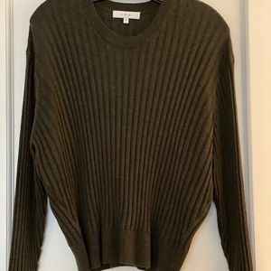 Iro 100% wool sweater in khaki